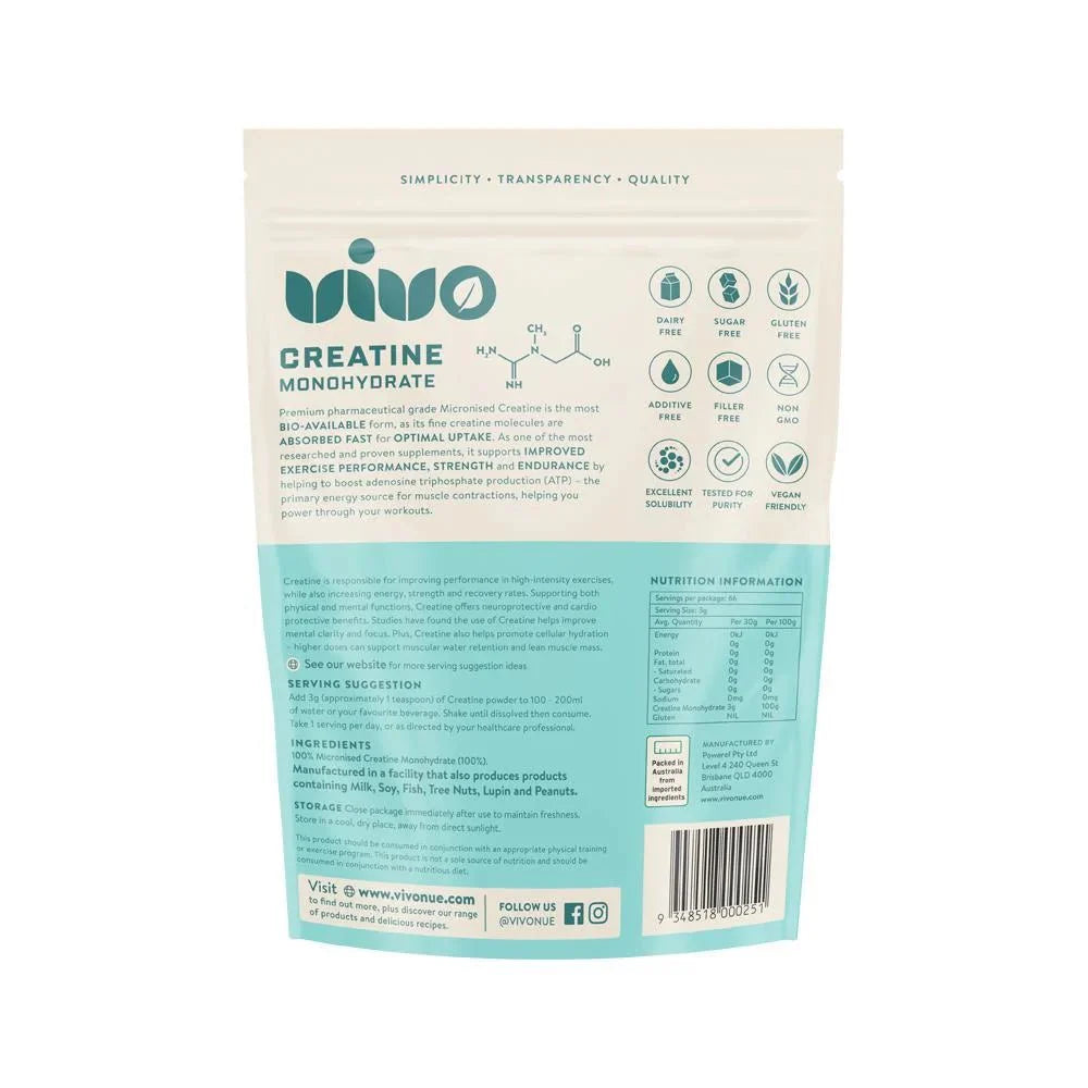 100% Pure Creatine Monohydrate - 200g - Sup Yo