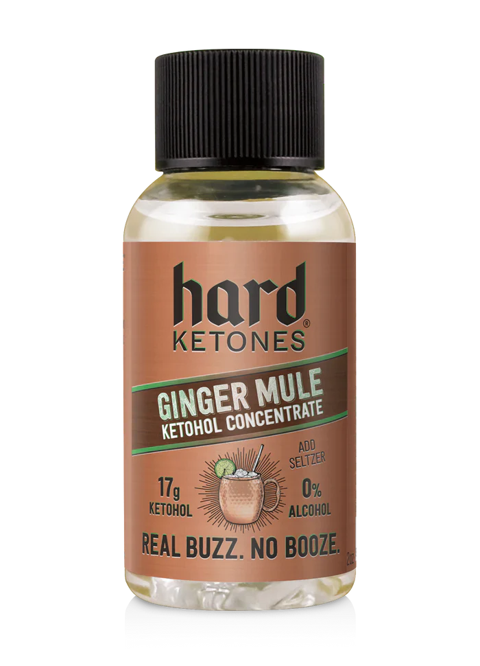 Bottle of Ketohol - Ginger Mule Concentrate - 17g Ketohol - 0% Alcohol by Hard Ketones, New Arrivals collection.