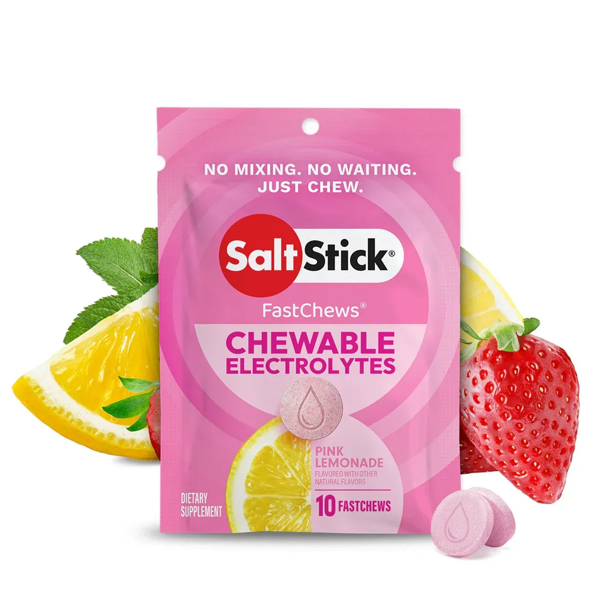 FastChews - Chewable Electrolytes - Pink Lemonade - 5 Serves