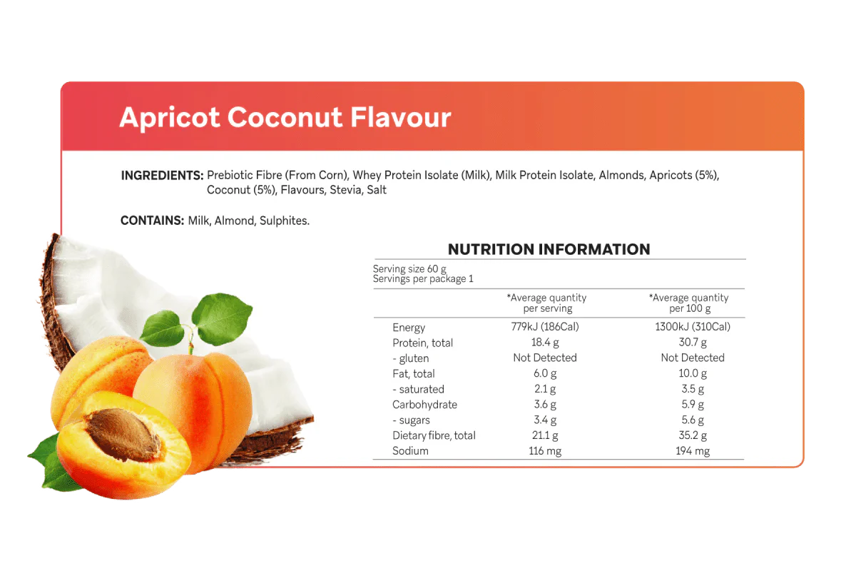 Apricot Coconut Smart Protein Bar - Yo Keto