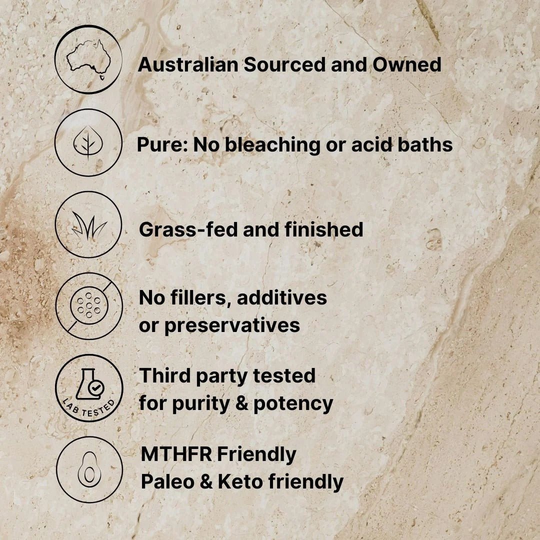 Australian Grass Fed Collagen Peptides - Unflavoured - 300g