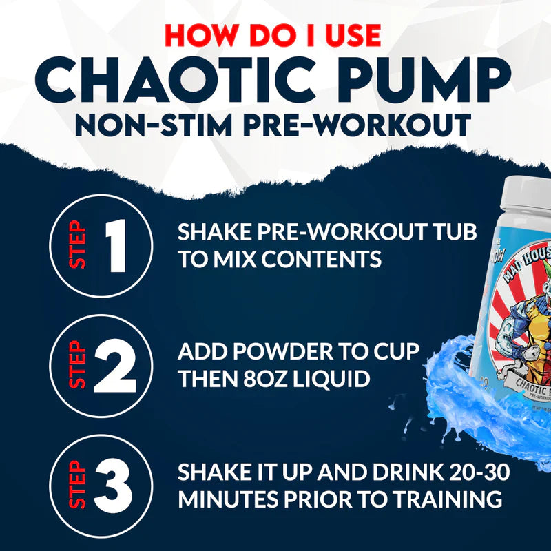 CHAOTIC PUMP - 20 Serves - Best Before 06 Jan 2026