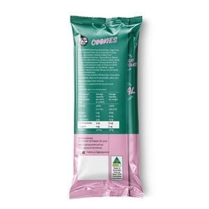 Back of Sample Bundle package by Get Ya Yum On, showing nutrition facts and product details for Low Carb collections.