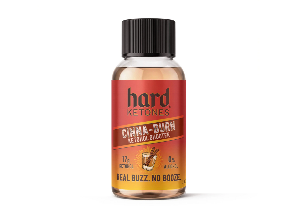 Ketohol - Cinna-Burn Shooter - 17g Ketohol - 0% Alcohol by Hard Ketones, New Arrivals, Dirty Keto, Low Carb, Exogenous Ketones