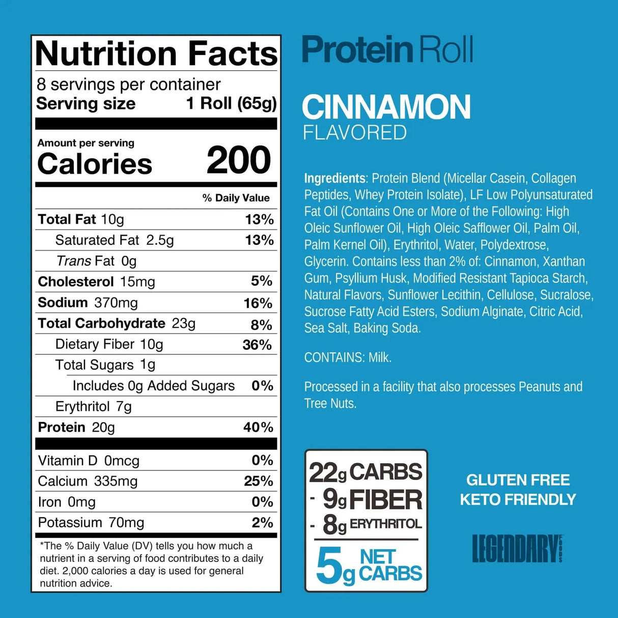 Cinnamon Protein Sweet Roll - 63g - Sup Yo