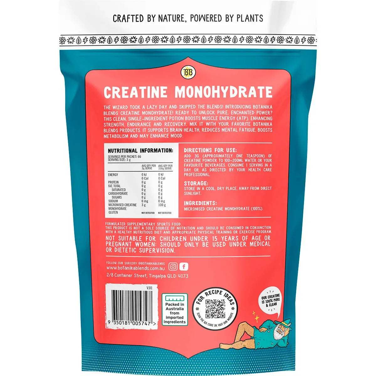 Creatine Monohydrate - 200g - Sup Yo