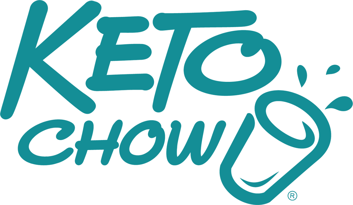 Keto Chow logo in teal with stylized text and capsule icon for Electrolyte Capsules - 240 Serves product branding
