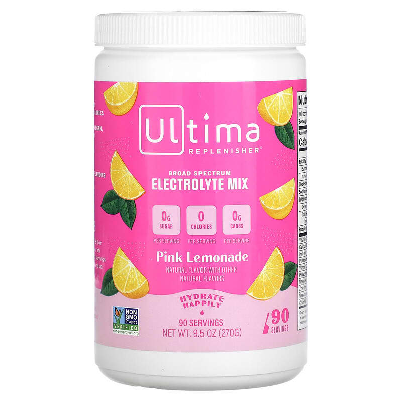 Electrolyte Drink Mix - Pink Lemonade - 90 Serves - Yo Keto