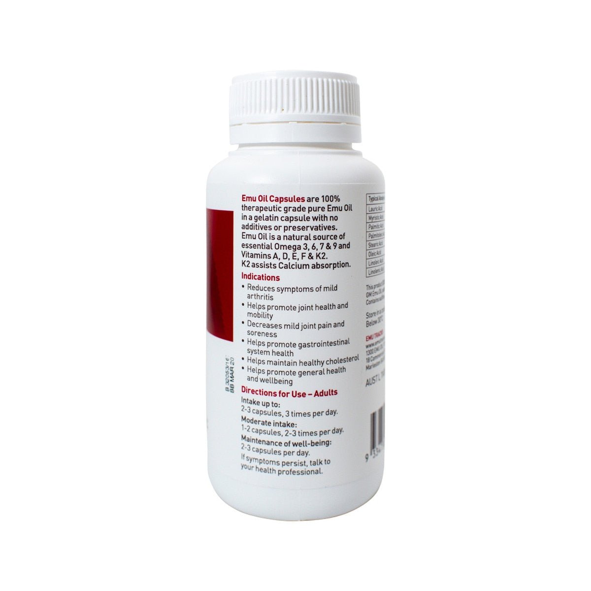 Emu Oil - 100 capsules - Sup Yo