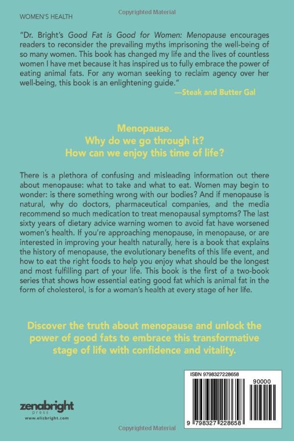 Good Fat is Good for Women: Menopause - Sup Yo
