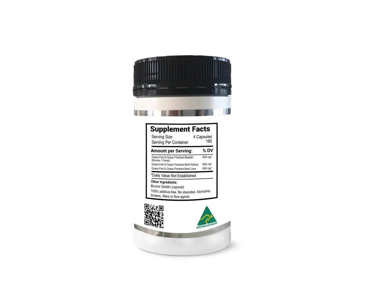 Grass Fed Bladder - 160 Capsules - Sup Yo