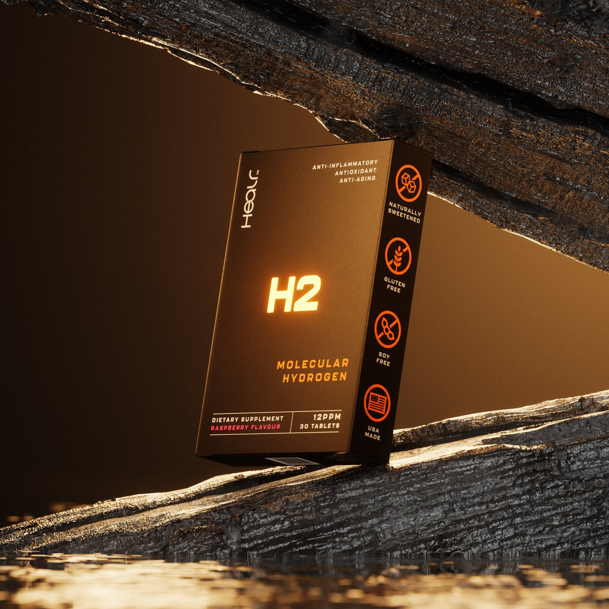 H2 Hydrogen Water - Raspberry - 30 Tablets - Sup Yo