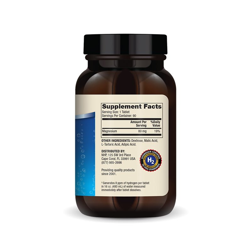 H2 Molecular Hydrogen - 80 mg - 90 Tablets - Yo Keto