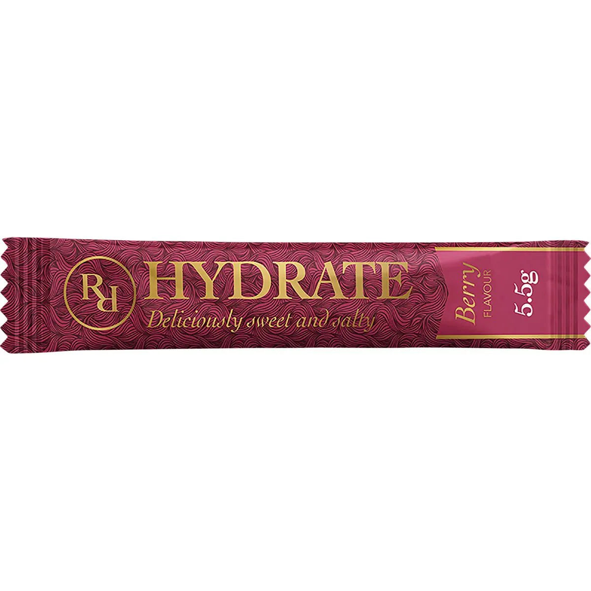 Hydrate - Berry - 30 Pack by Ritua, berry-flavored electrolyte stick in burgundy with gold accents, from Drinks and Electrolytes collections