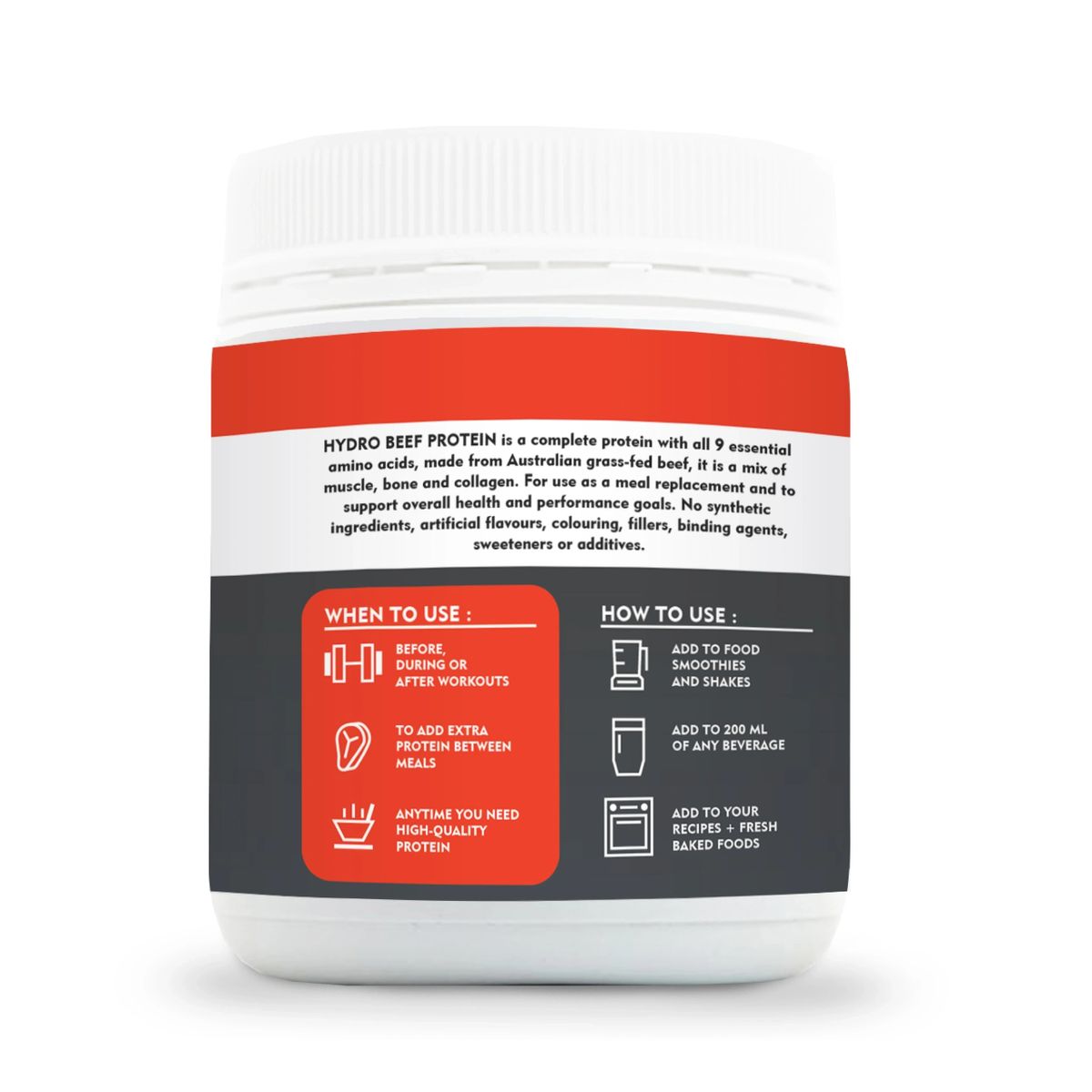 Hydro Beef Isolate Protein - Australian Grass Fed - 252g - Sup Yo