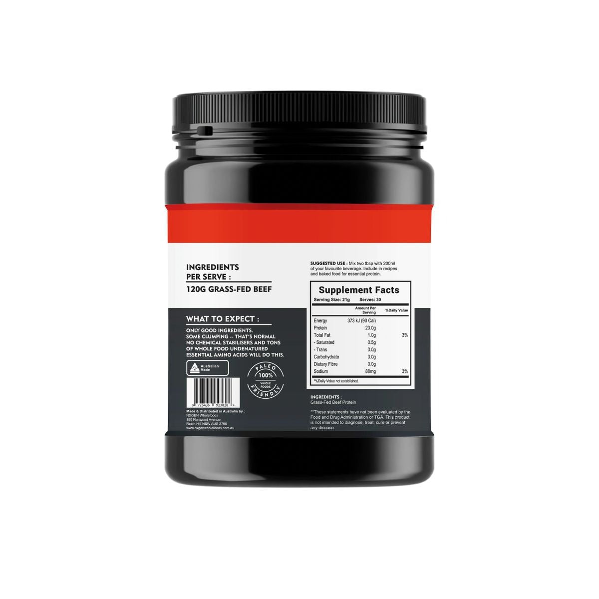 Hydro Beef Isolate Protein - Australian Grass Fed - 630g - Sup Yo