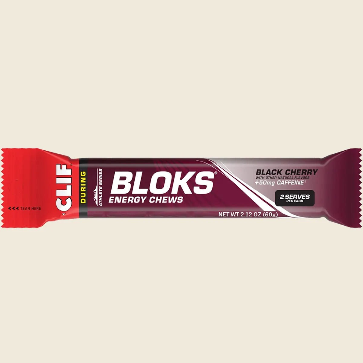 Bloks Energy Chews Black Cherry 50mg Caffeine - 60g