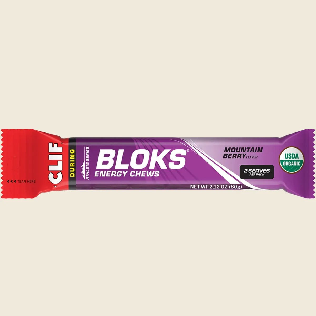Bloks Energy Chews Mountain Berry - 60g - Best Before 15 Nov 2026