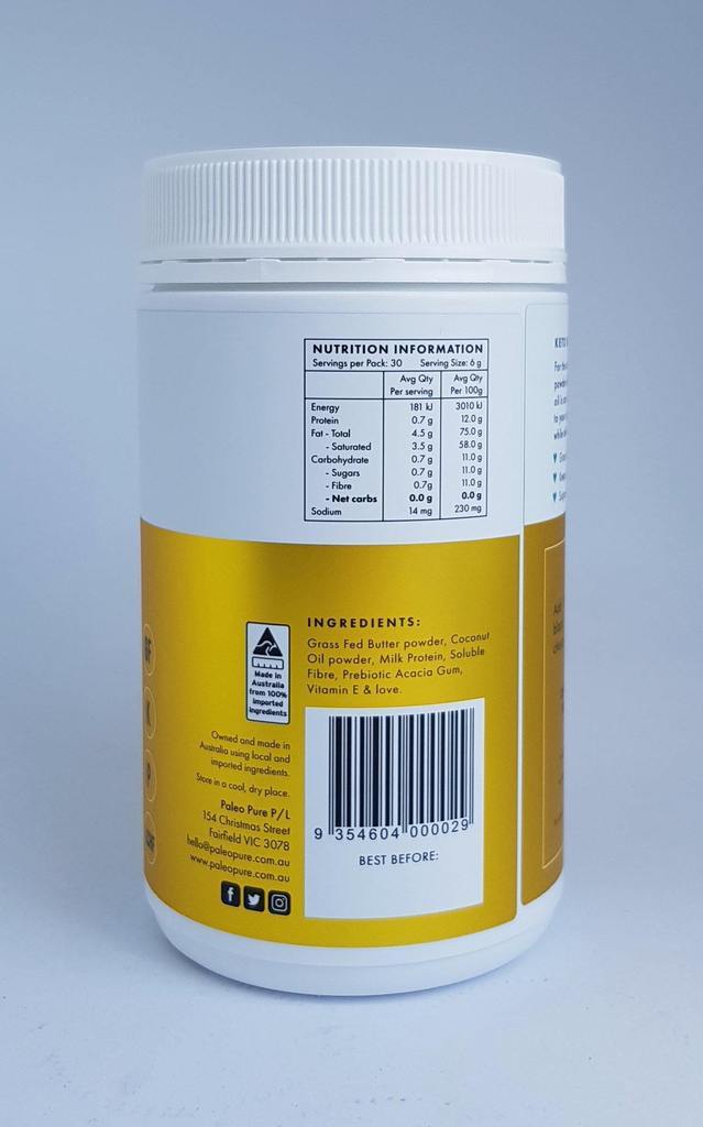 Keto Coffee Creamer - Butter Bomb - 250g - Sup Yo