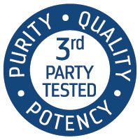 Keto Electrolyte Drops -118ml emblem showing 3rd party tested purity, quality, and potency by Trace Minerals.