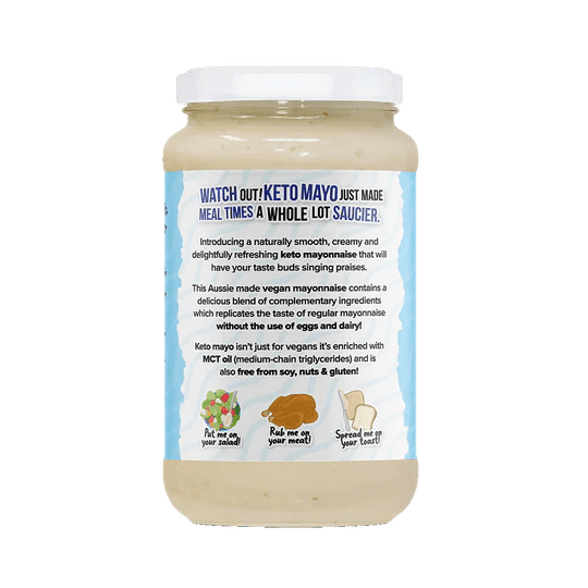 Keto Mayo - Classic - 375ml by Vitawerx, creamy vegan mayo from Pantry and Condiments collections, gluten free and dairy free