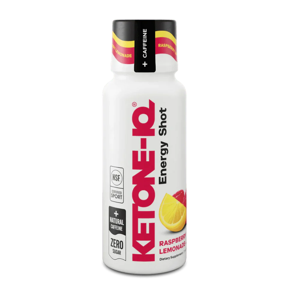 Bottle of Ketone-IQ - Energy Shot - Raspberry Lemonade - 59ml by HVMN from New Arrivals and Low Carb collections.