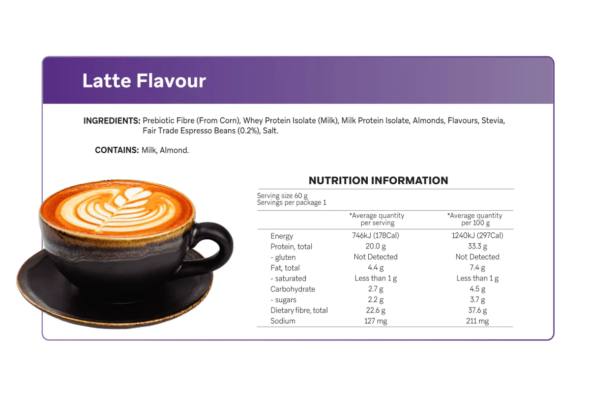 Latte Smart Protein Bar - Yo Keto