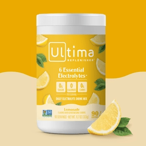 Lemonade Electrolyte Drink Mix - 90 Serves by Ultima Replenisher, balanced electrolytes, vegan, low carb, new arrivals.