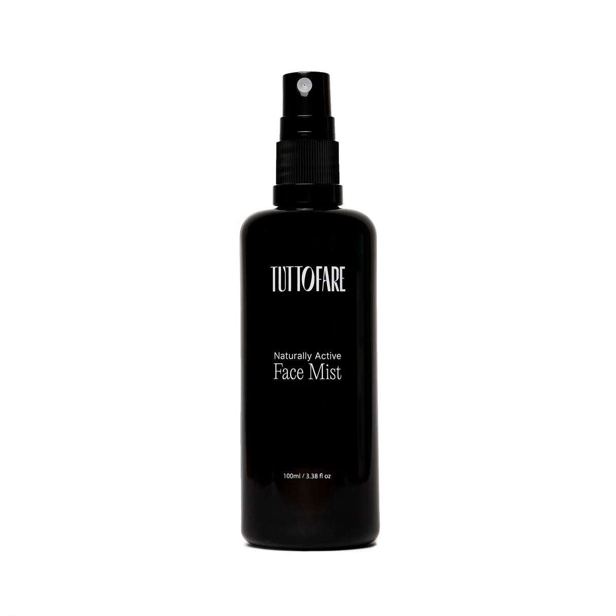 Tuttofare Naturally Active Face Mist - 100ml in sleek black spray bottle for skincare and body beauty collections.