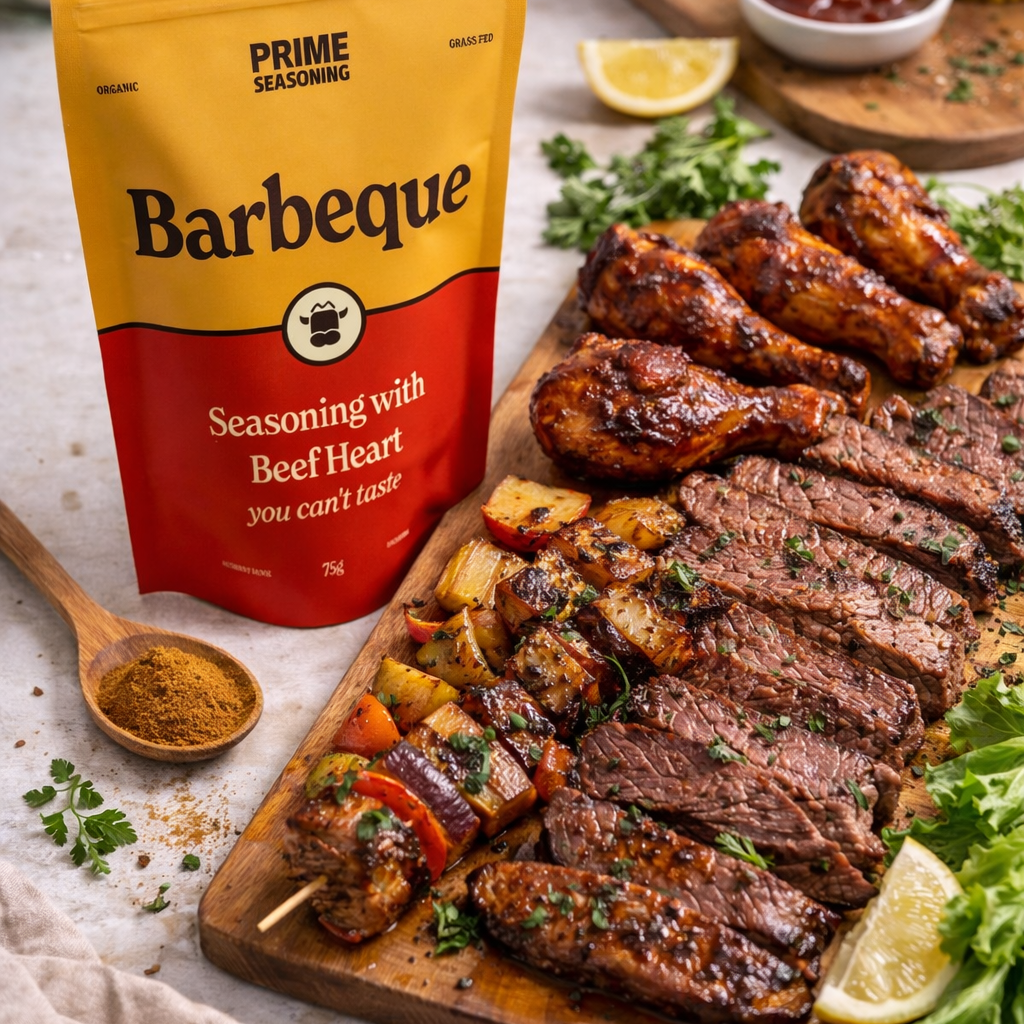 Organic Barbeque Seasoning with Beef Heart - 75g