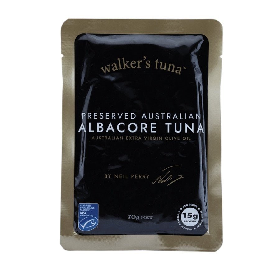 Preserved Australian Albacore Tuna - 70g by Walker's Tuna in Pantry and Seafood collections, low carb and keto friendly.