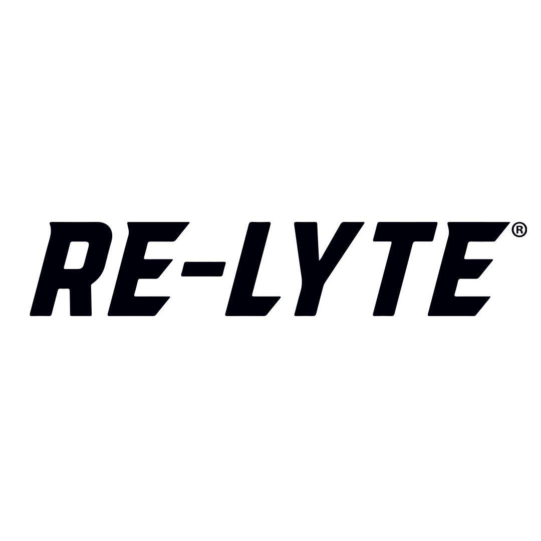 Re-Lyte Electrolyte Mix - Cran Apple - Tub - 60 Serves - Limited Edition logo in bold black text on white background