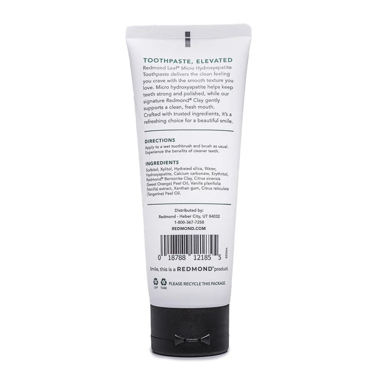 Redmond Leaf Toothpaste - Orange Vanilla - 113g