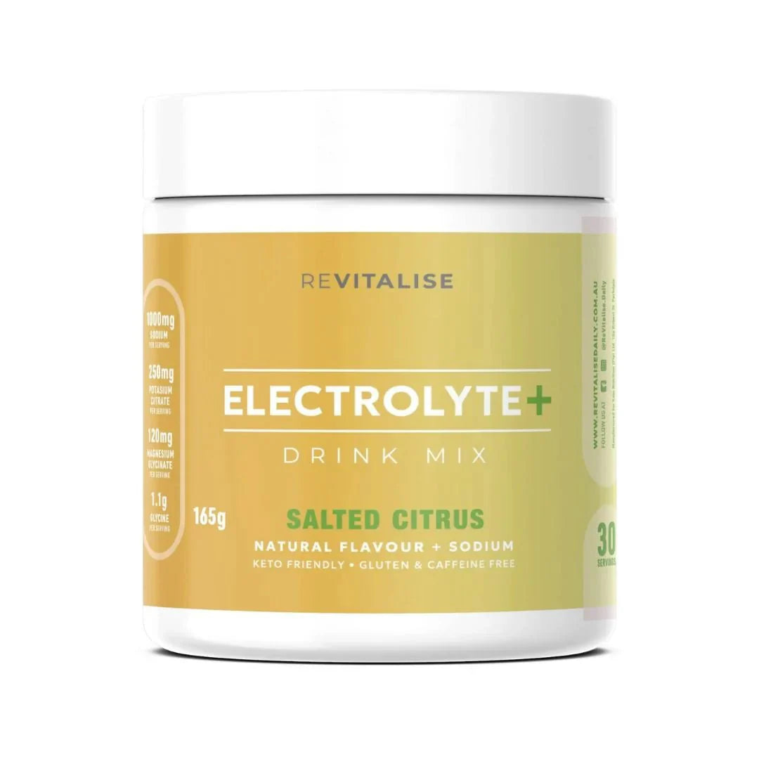 ReVitalise Electrolyte+ Drink - Salty Citrus - 30 Serves - Sup Yo