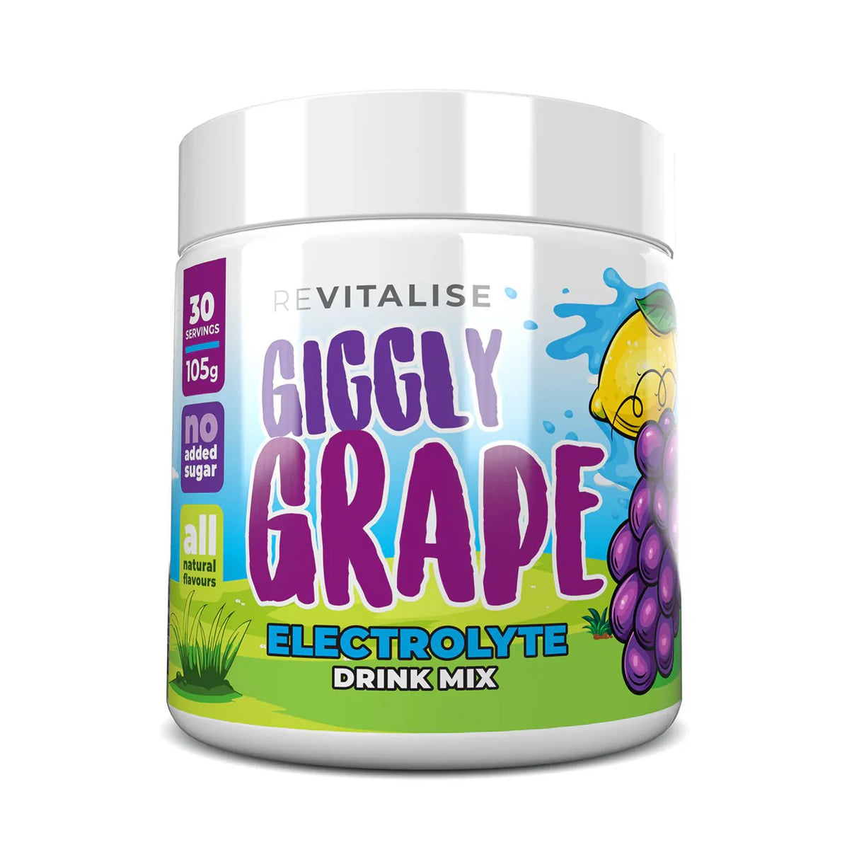 ReVitalise Kids Electrolyte Drink - Giggly Grape - 30 Serves - Sup Yo