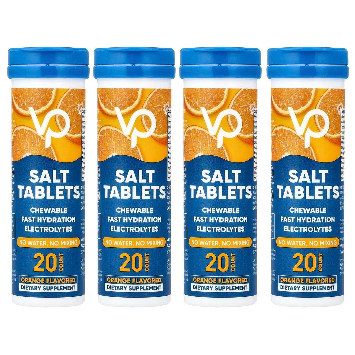 Salt Tablets - Orange - 40 Serves by Venture Pal, chewable electrolytes for hydration in Drinks, Electrolytes collections.
