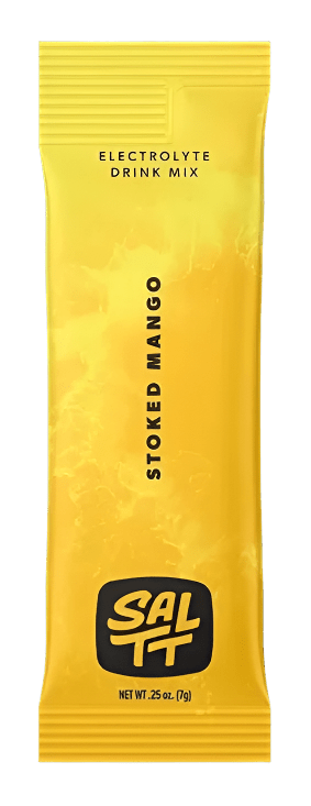 SALTT - Single Stick in Stoked Mango flavor, electrolyte drink mix from SALTT in Low Carb and Functional collections
