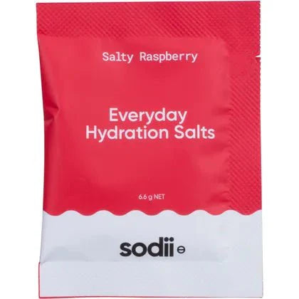 Sodii - Single Sachet in red and white for hydration salts, part of Drinks, Electrolytes, New Arrivals collections by Sodii
