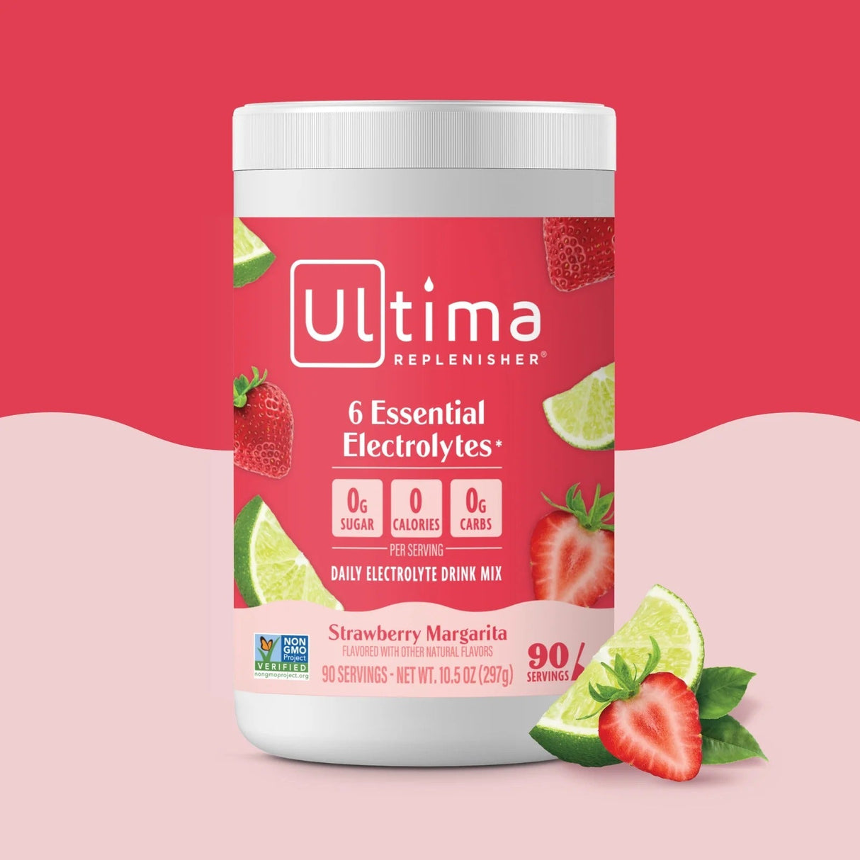 Strawberry Margarita Electrolyte Drink Mix - 90 Serves