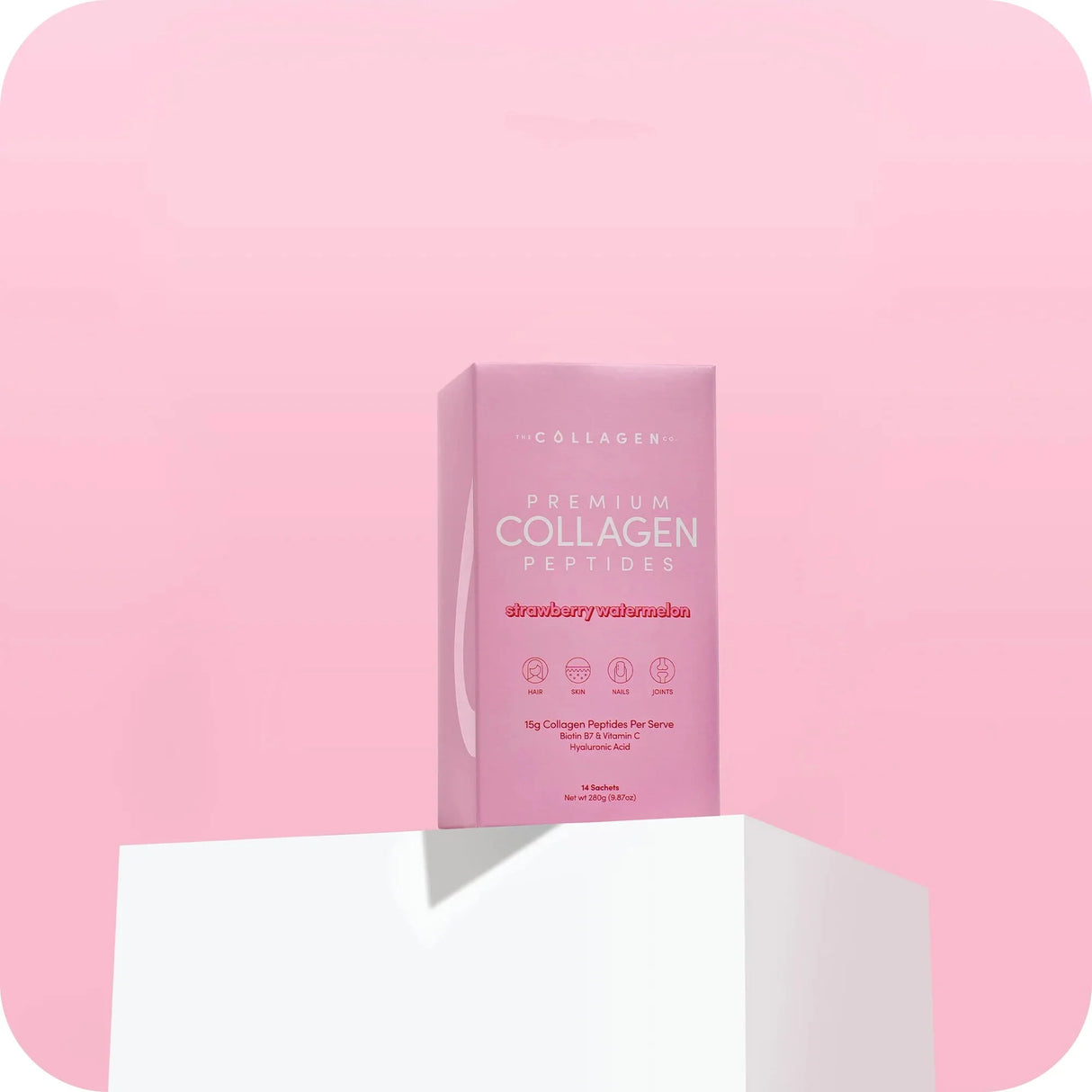 Strawberry Watermelon Premium Collagen Peptides - Yo Keto