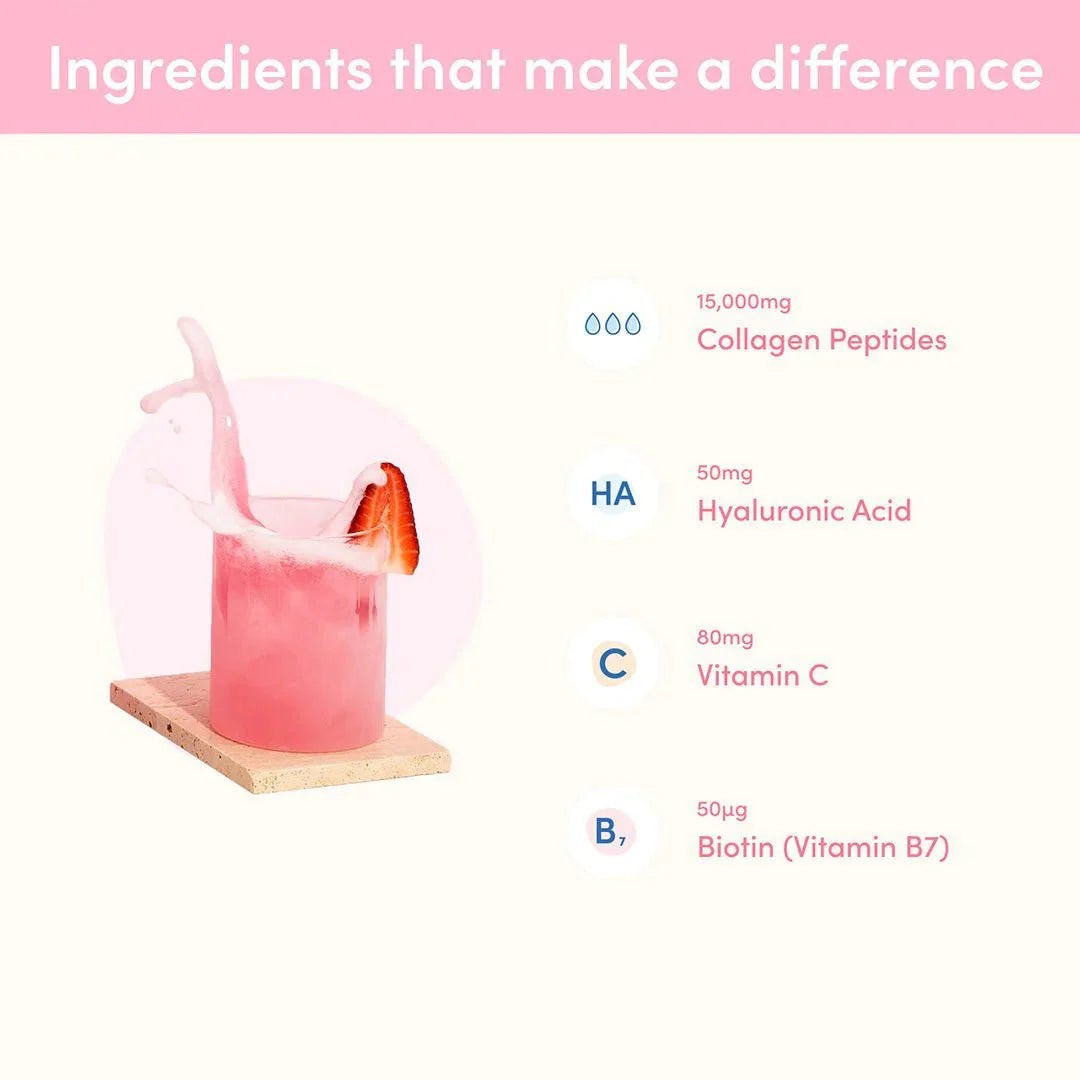 Strawberry Watermelon Premium Collagen Peptides - 560g - Sup Yo