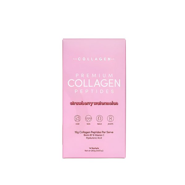 Strawberry Watermelon Premium Collagen Peptides - Sachets - 280g - Yo Keto