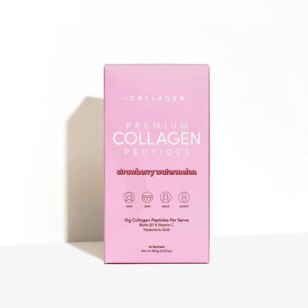 Strawberry Watermelon Premium Collagen Peptides - Sachets - 280g - Yo Keto