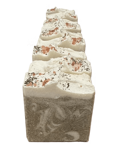 Tidal Stone Salt Bar Tallow Soap - 175g with sea salt and botanicals, from The Bubble Jungle skincare collection.