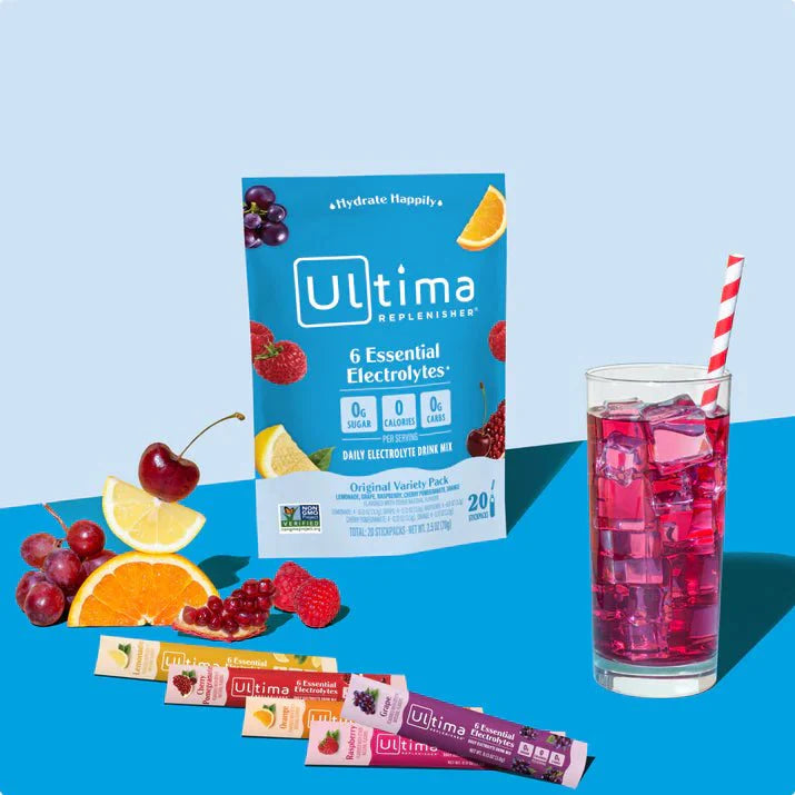 Variety Pack - Electrolyte Drink Mix - 20 ct by Ultima Replenisher with mixed fruit flavors in Drinks and Electrolytes collections