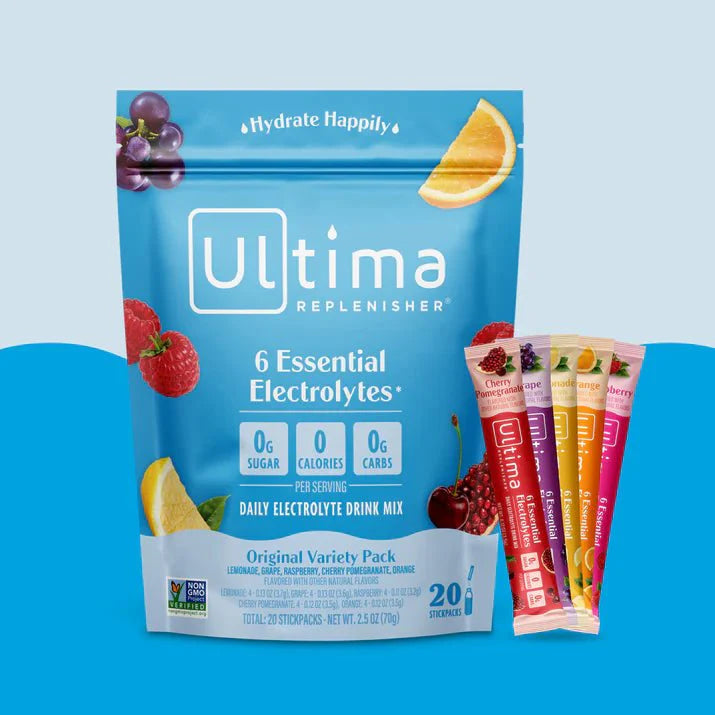 Variety Pack - Electrolyte Drink Mix - 20 ct by Ultima Replenisher with six electrolytes, from Drinks and Functional collections.