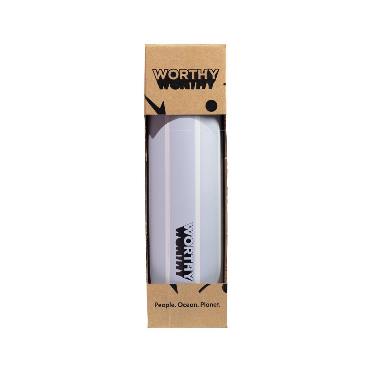 750ml Sugarcane Drink Bottle - Blue Striped - Sup Yo