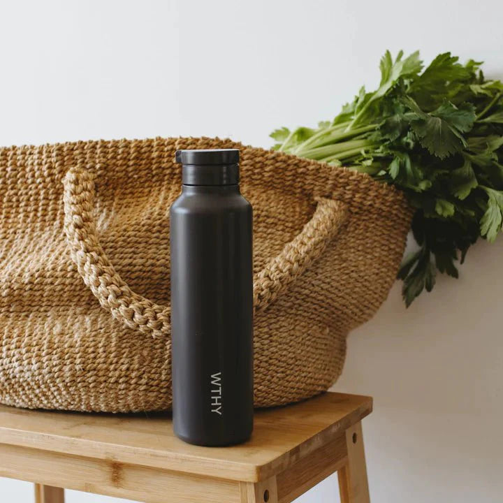 750ml Sugarcane Drink Bottle - Charcoal - Sup Yo
