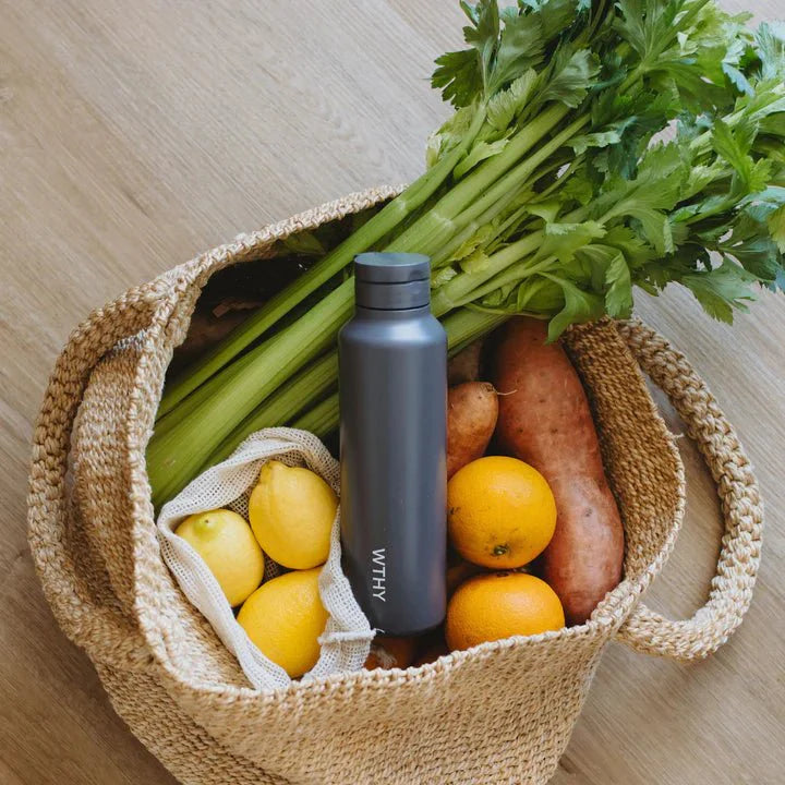 750ml Sugarcane Drink Bottle - Charcoal - Sup Yo