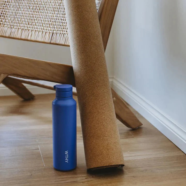 750ml Sugarcane Drink Bottle - Grecian Blue - Sup Yo